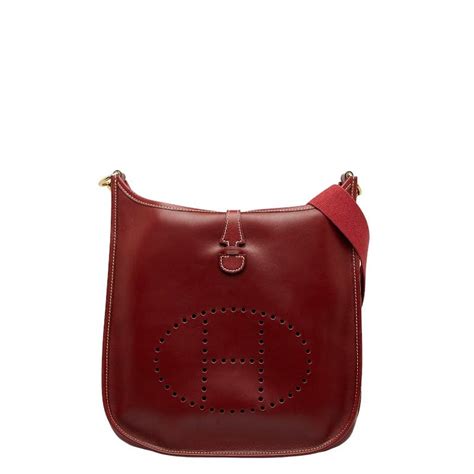 hermes box calf evelyne pm|Hermes evelyne h logo.